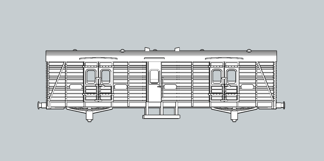 (image for) (N) SR 16t 36ft Guard's Van/Van C - d3062
